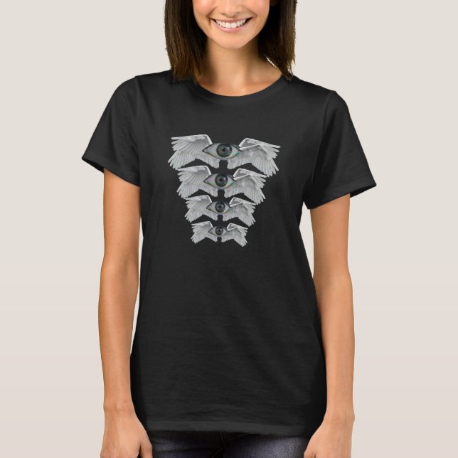 Dreamcore Weidcore Bekleidung Ästhetisch verflucht T-Shirt (Vorderseite)