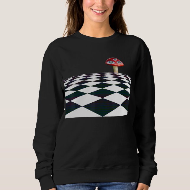 Dreamcore Weirdcore Bekleidung ästhetische Pilze C Sweatshirt (Vorderseite)