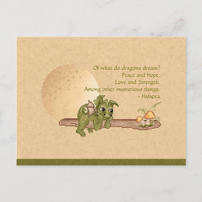 Dreamdrache Postkarte (Vorderseite)