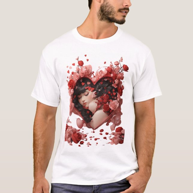 Dreame Liebe: Valentinstag T-Shirt (Vorderseite)