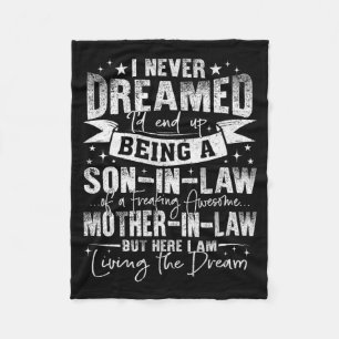 Dreamed Son-in-law Phantastisch Mother-in-Schwiege Fleecedecke