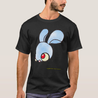 Dreamer Bunny auf dem Schwarzen T-Shirt