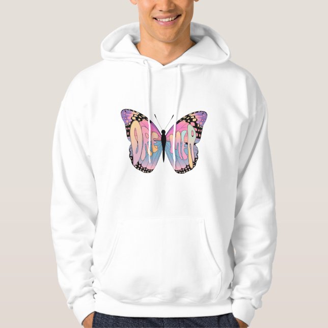 Dreamer Butterfly Vibes Hoodie (Vorderseite)