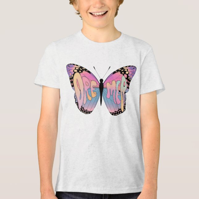 Dreamer Butterfly Vibes Tri-Blend Shirt (Vorderseite)