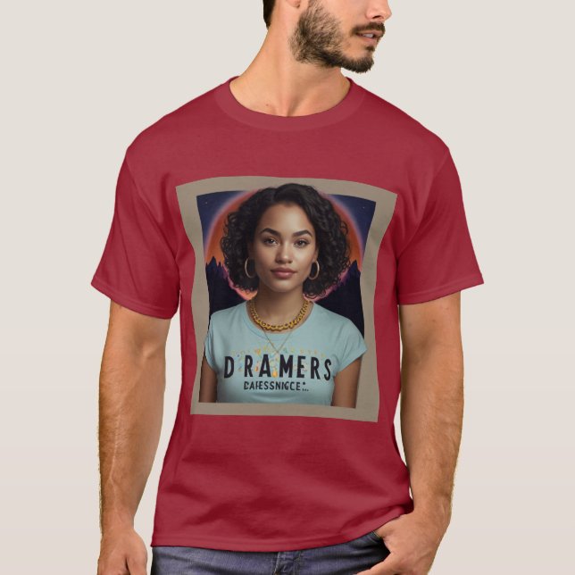 Dreamers Spark Change - Multicolor Inspiration T-Shirt (Vorderseite)
