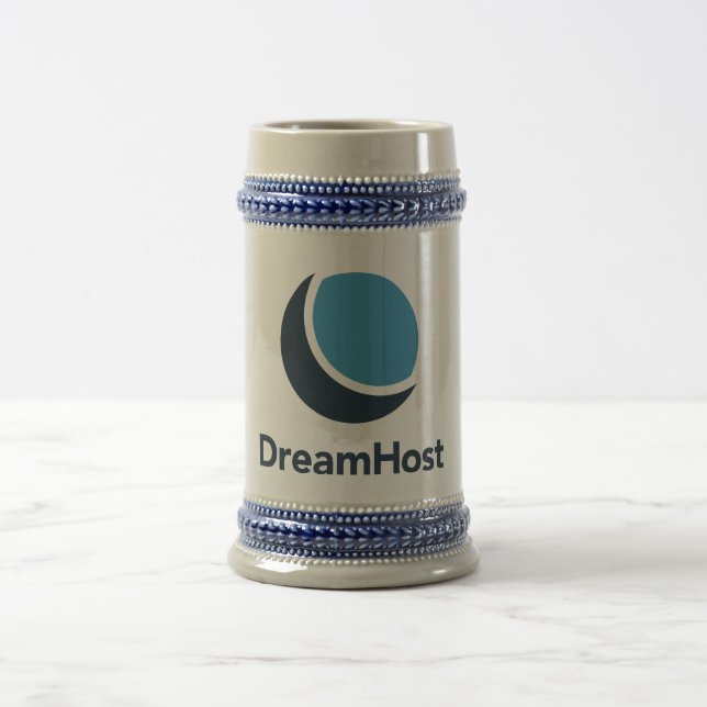 DreamHost Logo Stein Bierglas (Mittel)