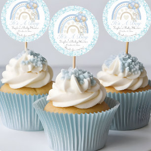 Dreaming Blue Es ist eine Baby-Dusche Runder Aufkleber
