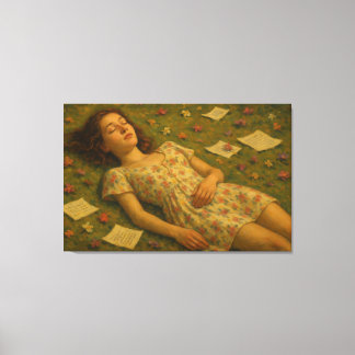 Dreaming, creating and believing leinwanddruck