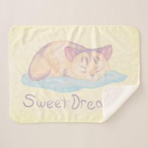 Dreaming Kitten Sherpadecke