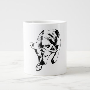 Dreaming-Labrador - leise Top-Down-Studie Jumbo-Tasse