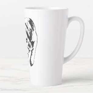 Dreaming-Labrador - leise Top-Down-Studie Milchtasse
