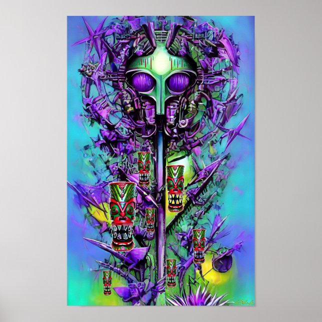 Dreaming of a Freaky Tiki Tree Poster (Vorne)