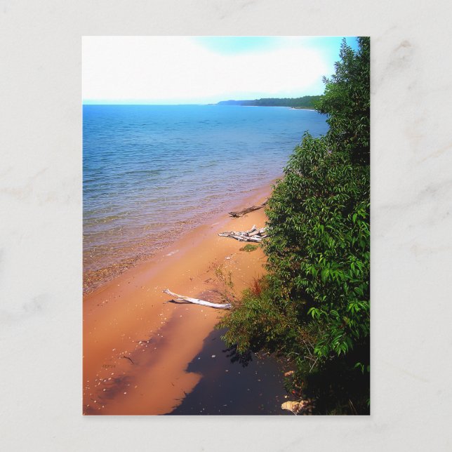 Dreaming of Lake Michigan Postkarte (Vorderseite)