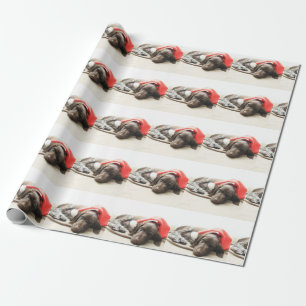Dreaming of Santa - German Shorthair Puppy Geschenkpapier
