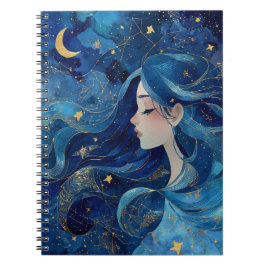 Dreaming Under Stars - Goddess Journal Notizblock
