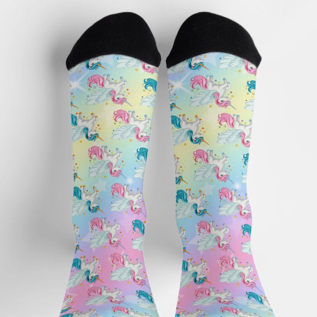 Dreaming Unicorns Socken (Oben)