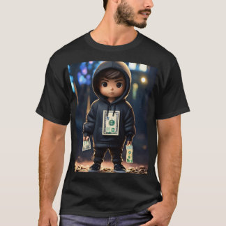Dreamlike Cartoon Boy Holding Cash - Funko Pop T-Shirt