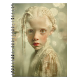 Dreamlike Children Portrait Whispered Light Child Notizblock