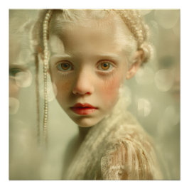 Dreamlike Children Portrait Whispered Light Child Poster