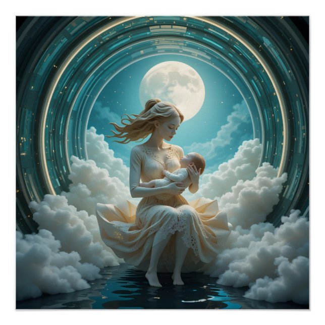 Dreamlike Maternal Cosmos Poster (Vorderseite)