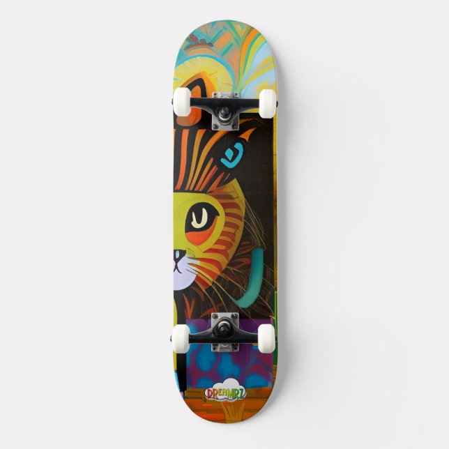 DREAMRZ - Cat Stick - Skateboard (Vorderseite)
