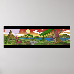 Dreams 36" x 12", Value Poster Paper (Matte)