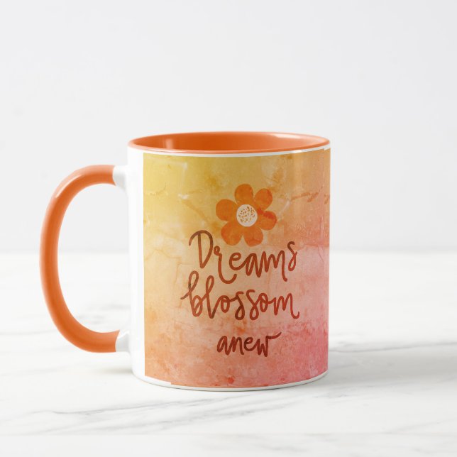 Dreams Blossom Anew Tasse (Links)