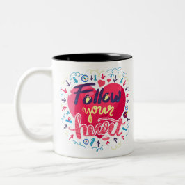 Dreams come true, Inspirational quotes Zweifarbige Tasse
