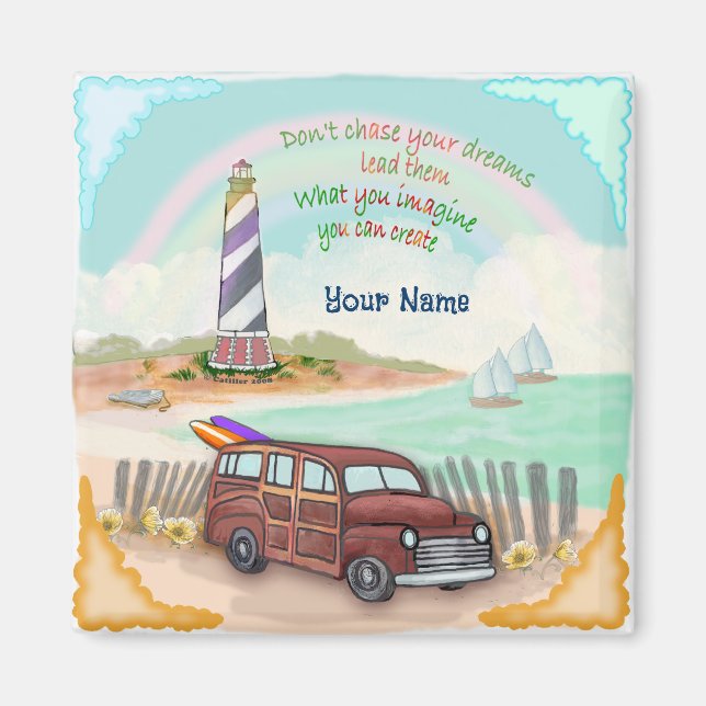Dreams Lighthouse Magnet (Vorne)