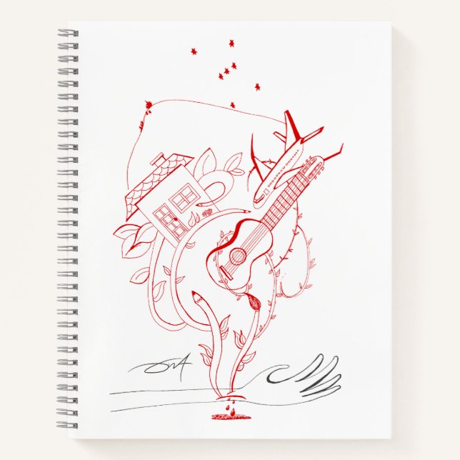 Dreams-Notebook Notizbuch (Vorderseite)