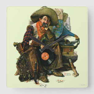 Dreams of Long Ago Quadratische Wanduhr