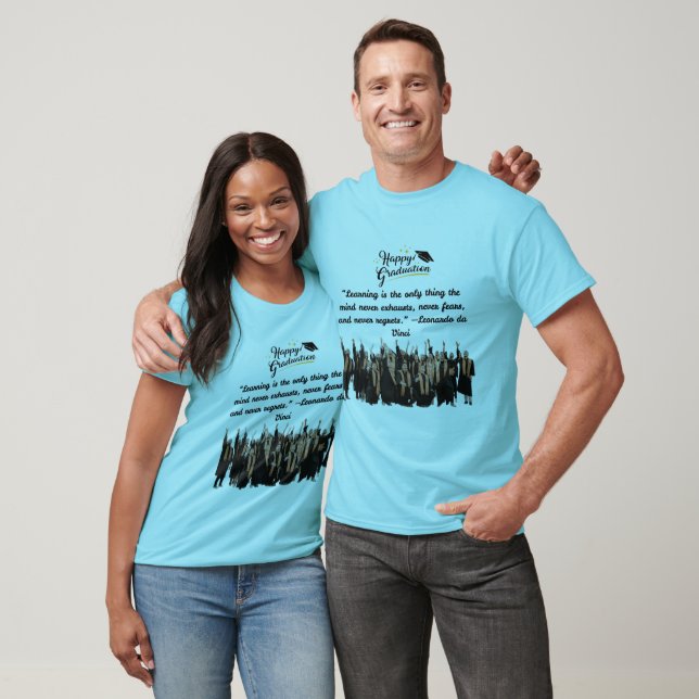 Dreams Take Flight blauer Horizont T-Shirt (Unisex)