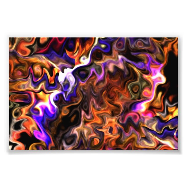 Dreams trippy Modern Art 1.9 schreiben Fotodruck (Vorne)