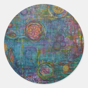 Dreamscapade Kunst-Aufkleber Runder Aufkleber