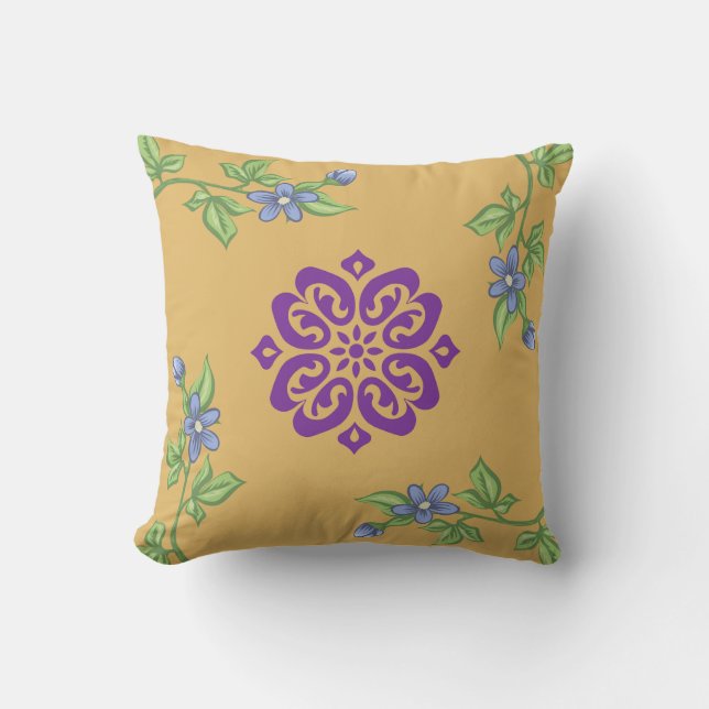 Dreamscape Bliss Kissen - Gemütliches, stilvolles  (Vorderseite)