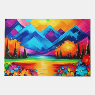 Dreamscape Horizon Malerei Fußmatte