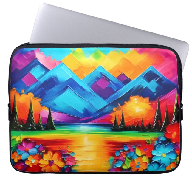 Dreamscape Horizon Malerei Laptopschutzhülle (Vorderseite)