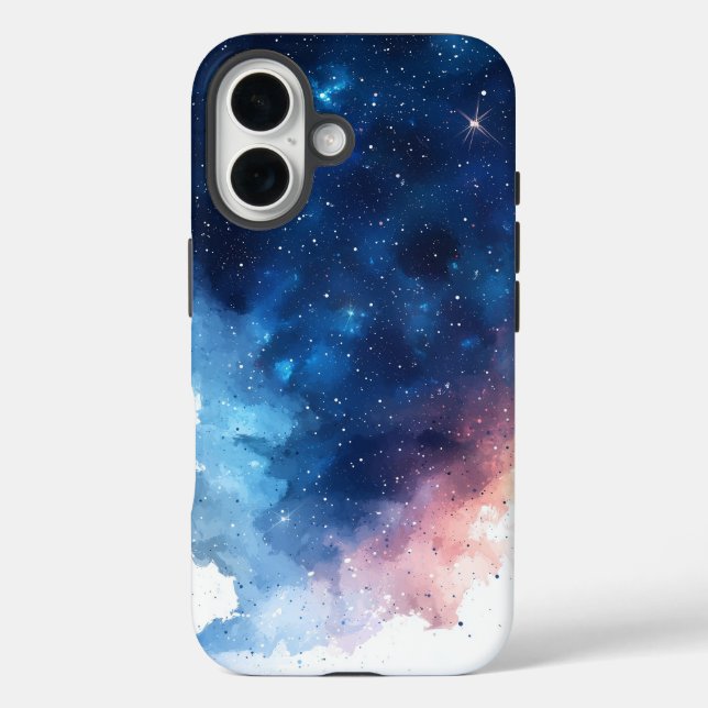 Dreamscape Wasserfarben Galaxie Handy Fall Case-Mate iPhone Hülle (Rückseite)