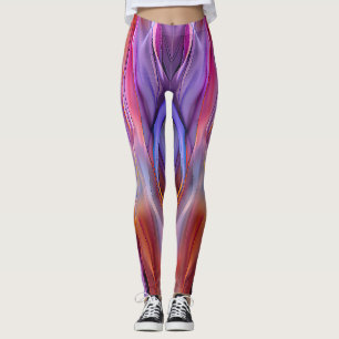 "Dreamscape Waves" Zeitgenössische Abstrakte Kunst Leggings