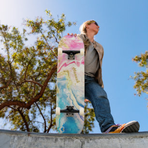 Dreamsikel Swirl Personalisiert Skateboard