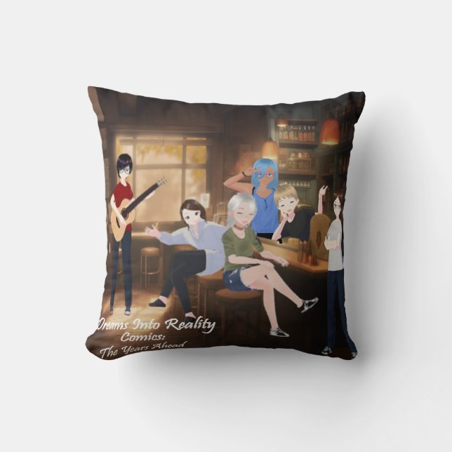 DreamsIntoRealityComics The Bar Cover Art Kissen (Vorderseite)