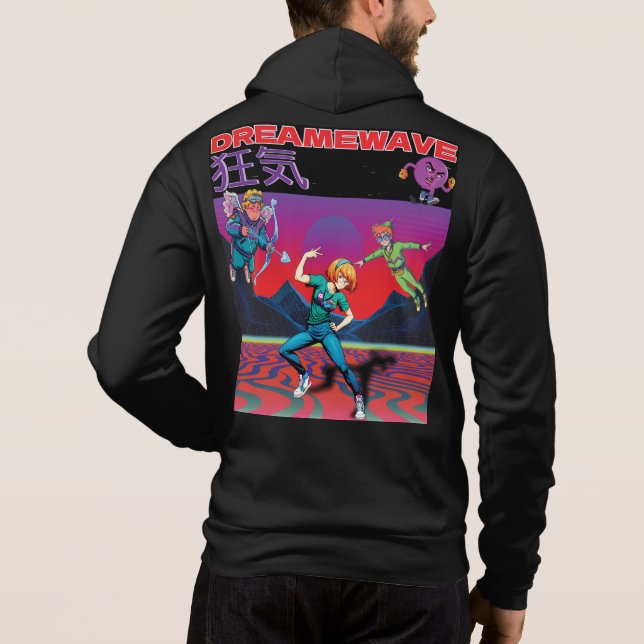 DREAMWAVE-Wahnsinn Hoodie (Rückseite)
