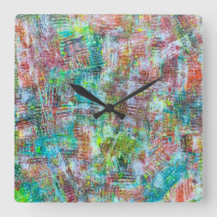 Dreamweaver Wall Clock Quadratische Wanduhr