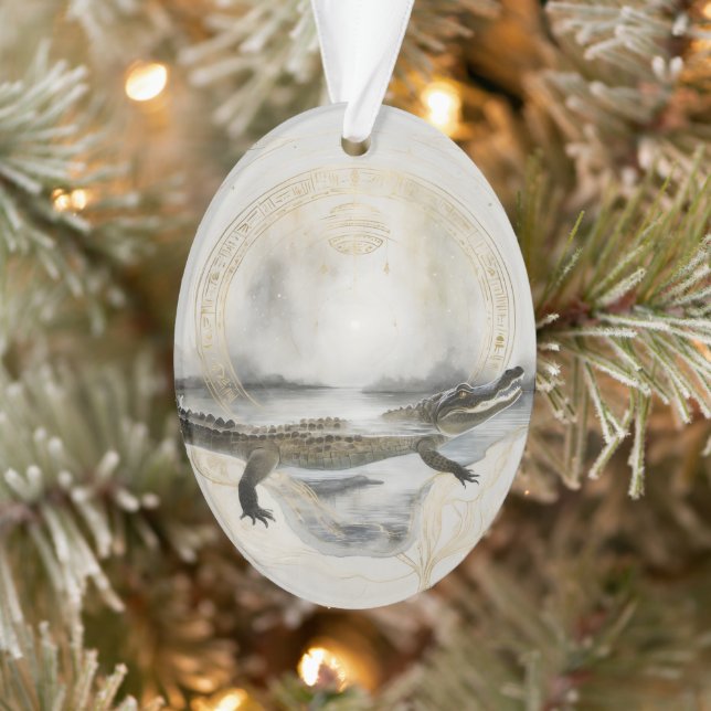 Dreamwoven Guardian Alligator Ornament (Baum)
