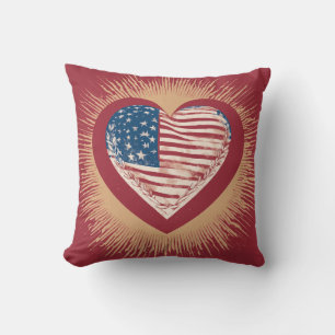 Dreamy American Flag Throw Kissen