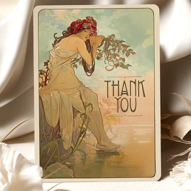 Dreamy Art Nouveau Danky Card Einladung (Von Creator hochgeladen)