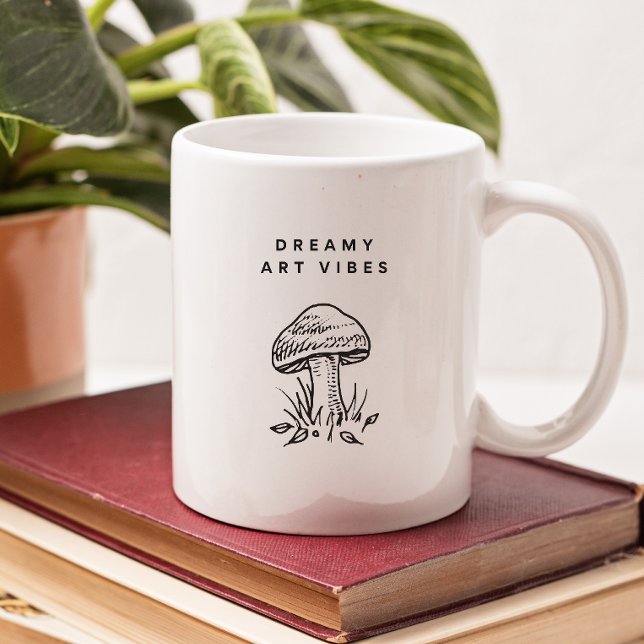 Dreamy Art Vibes | Aesthetic Creative Kaffeetasse (Von Creator hochgeladen)