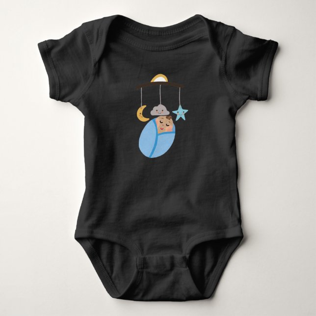Dreamy Baby Bliss. Strampler (Vorderseite)