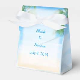 Dreamy Beach Wedding Save the Date Geschenkschachtel