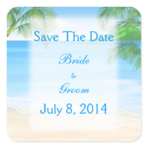 Dreamy Beach Wedding Save the Date